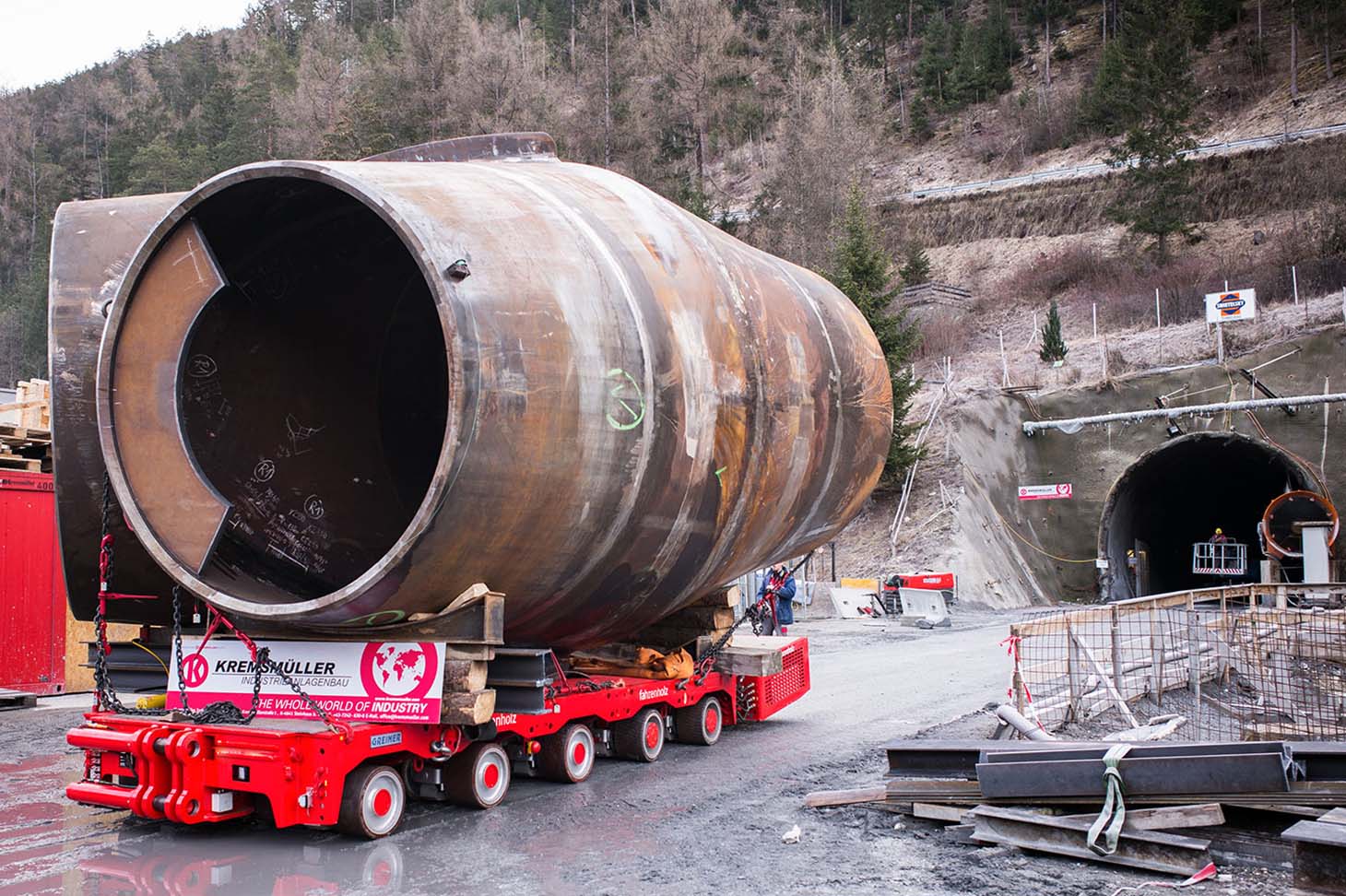 voestalpine-Grobbleche beim Einsatz im Pumpspeicherkraftwerk Kaunertal