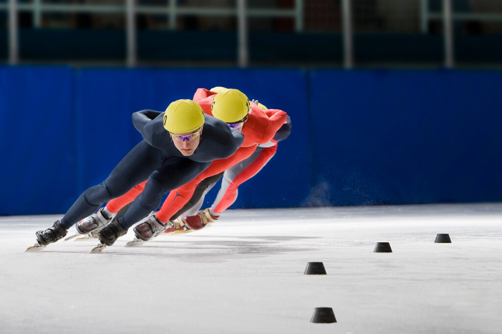 Speed skating competition