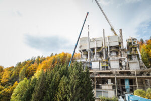 Modernisierter Kalkofen im Kalkwerk Steyrling in Betrieb genommen