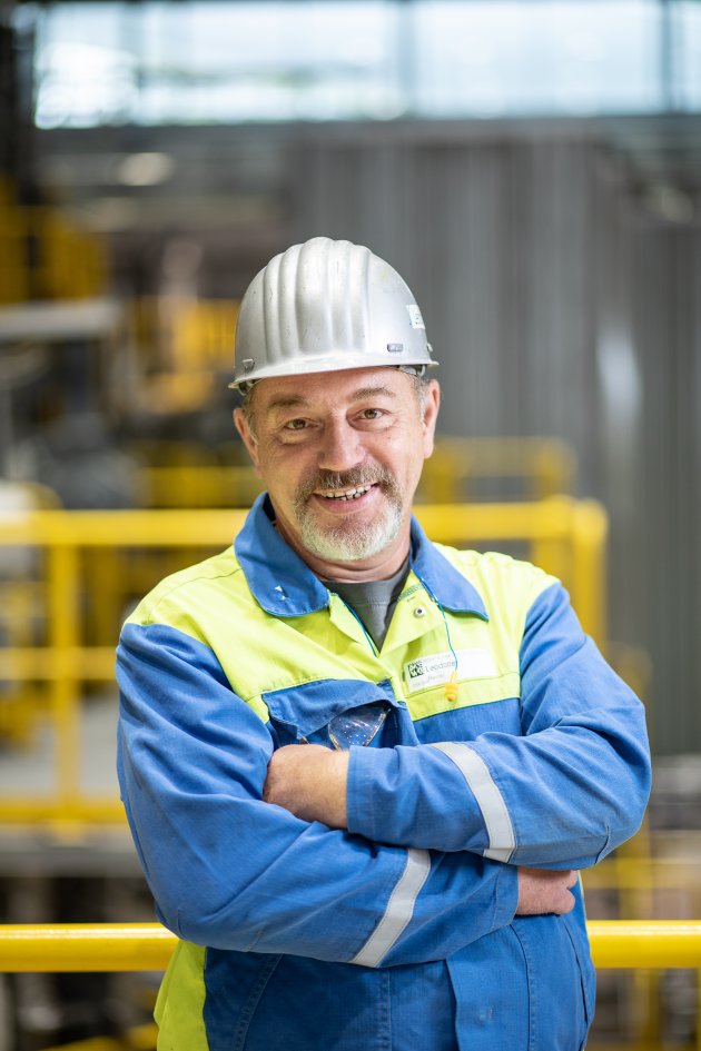 Portrait Rainer Leodolter im voestalpine Werk in Kapfenberg