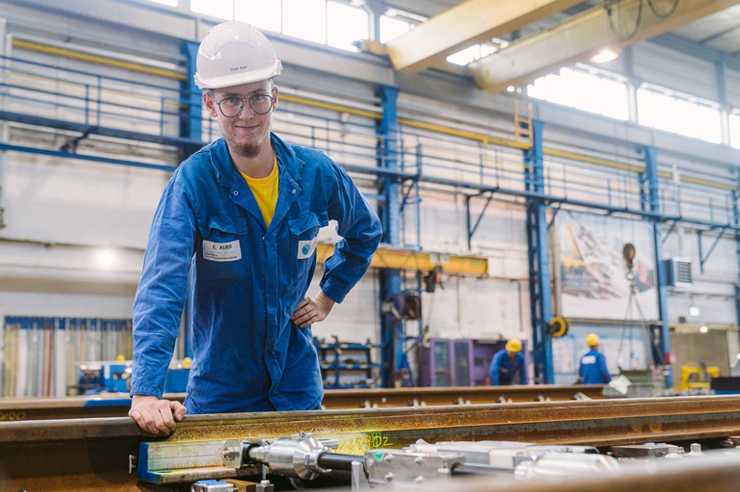 Praktikant im voestalpine Werk Zeltweg