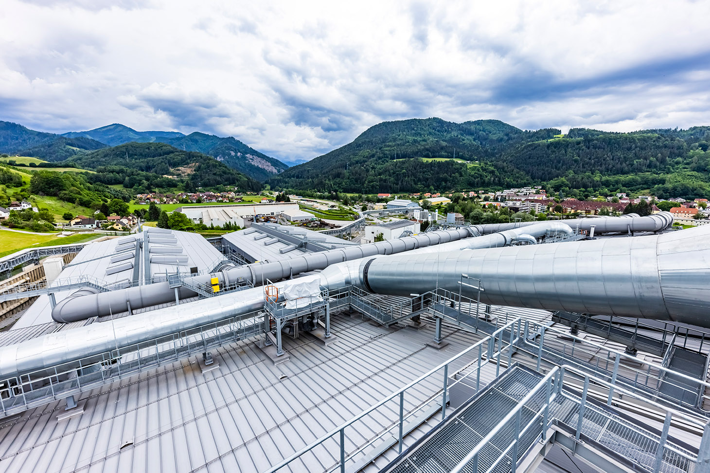 Dach Absaugung Schmelz- und Gießbereich der voestalpine BÖHLER Edelstahl