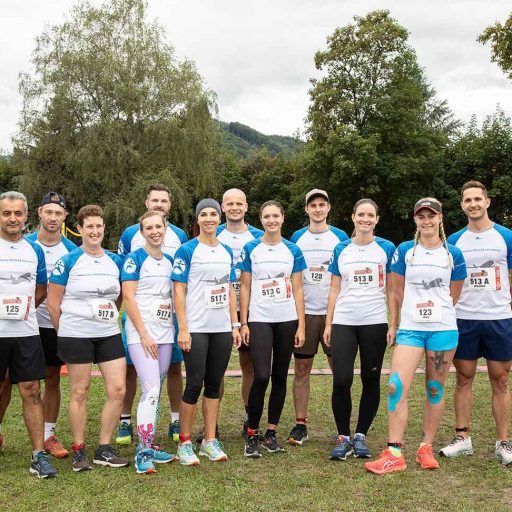 Gruppenfoto voestalpine Läuferinnen und Läufer in Kapfenberg