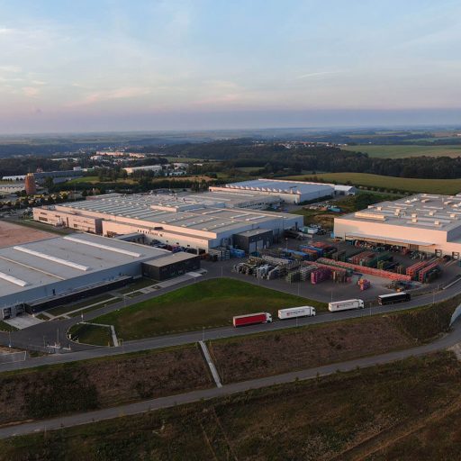 Luftbild voestalpine Werk Automotive Components Schmoelln